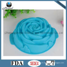 Big Rose Flower Silicone Cake Moule Silicone Cake Pan Sc08